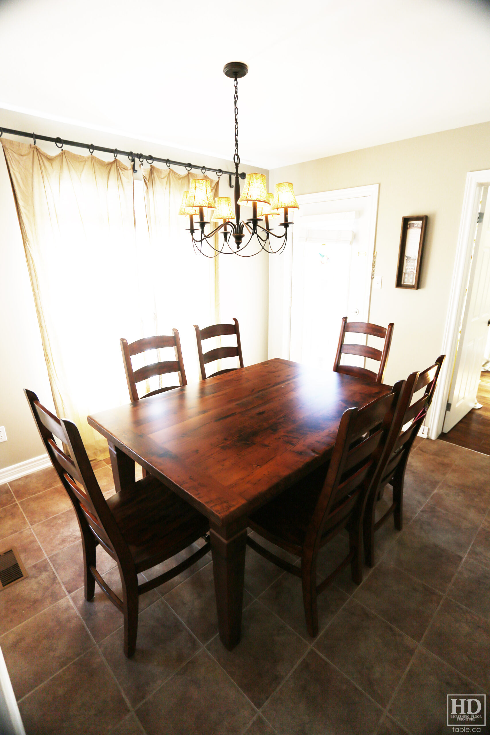 Reclaimed Wood Harvest Table by HD Threshing Floor Furniture / www.table.ca