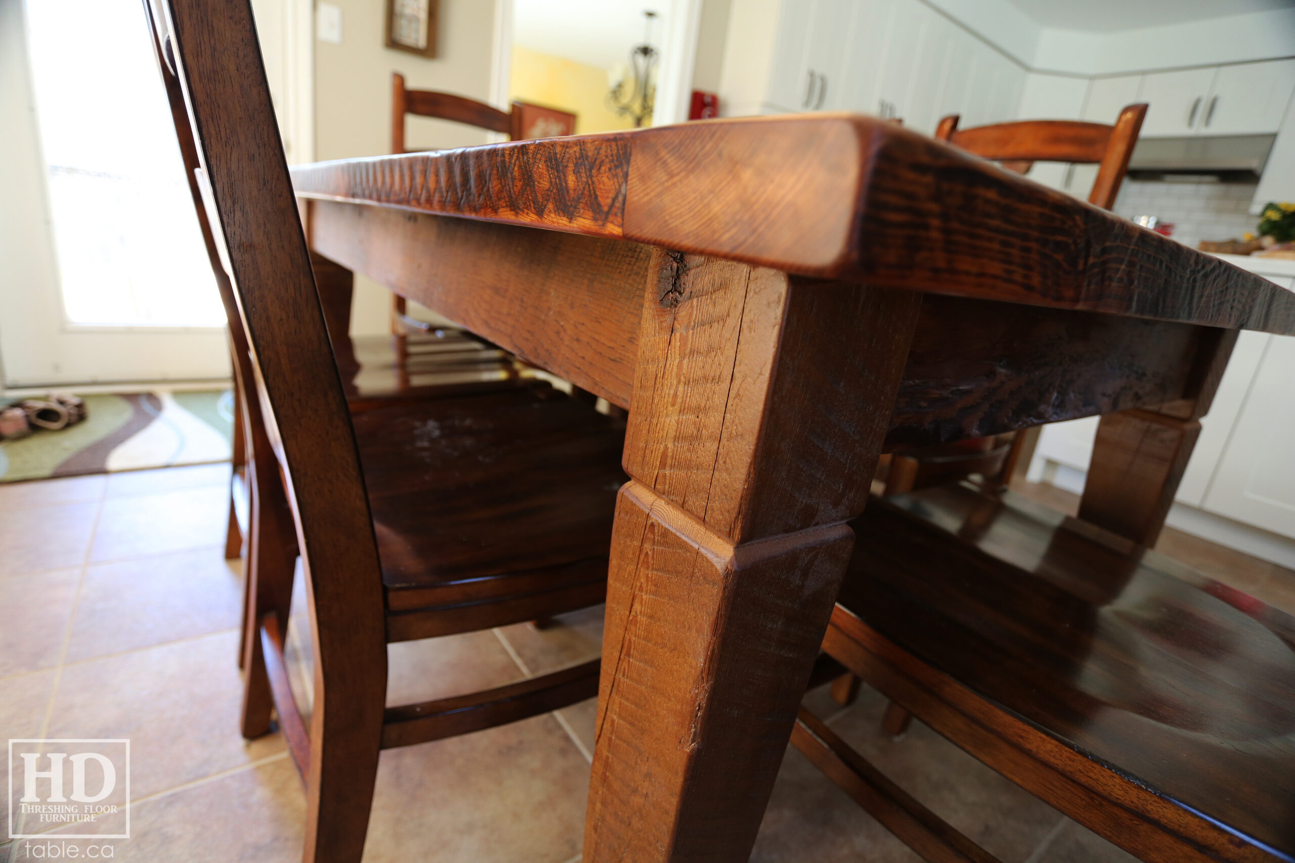 Reclaimed Wood Harvest Table by HD Threshing Floor Furniture / www.table.ca