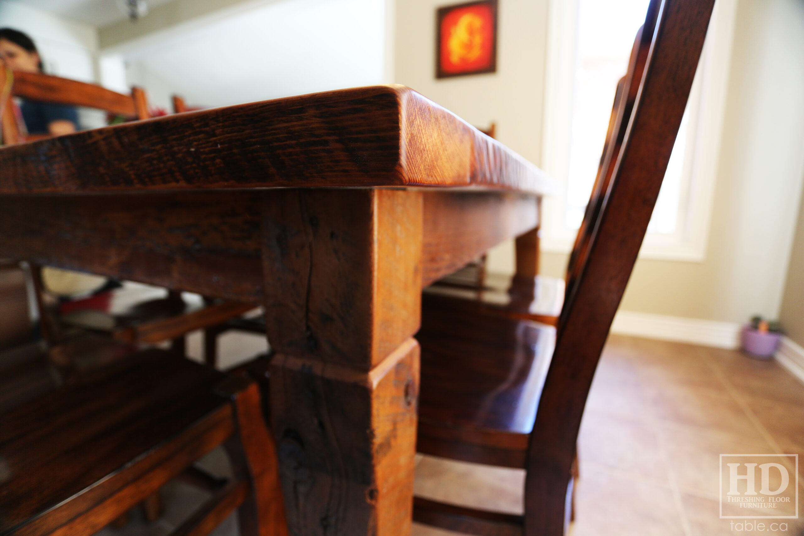 Reclaimed Wood Harvest Table by HD Threshing Floor Furniture / www.table.ca