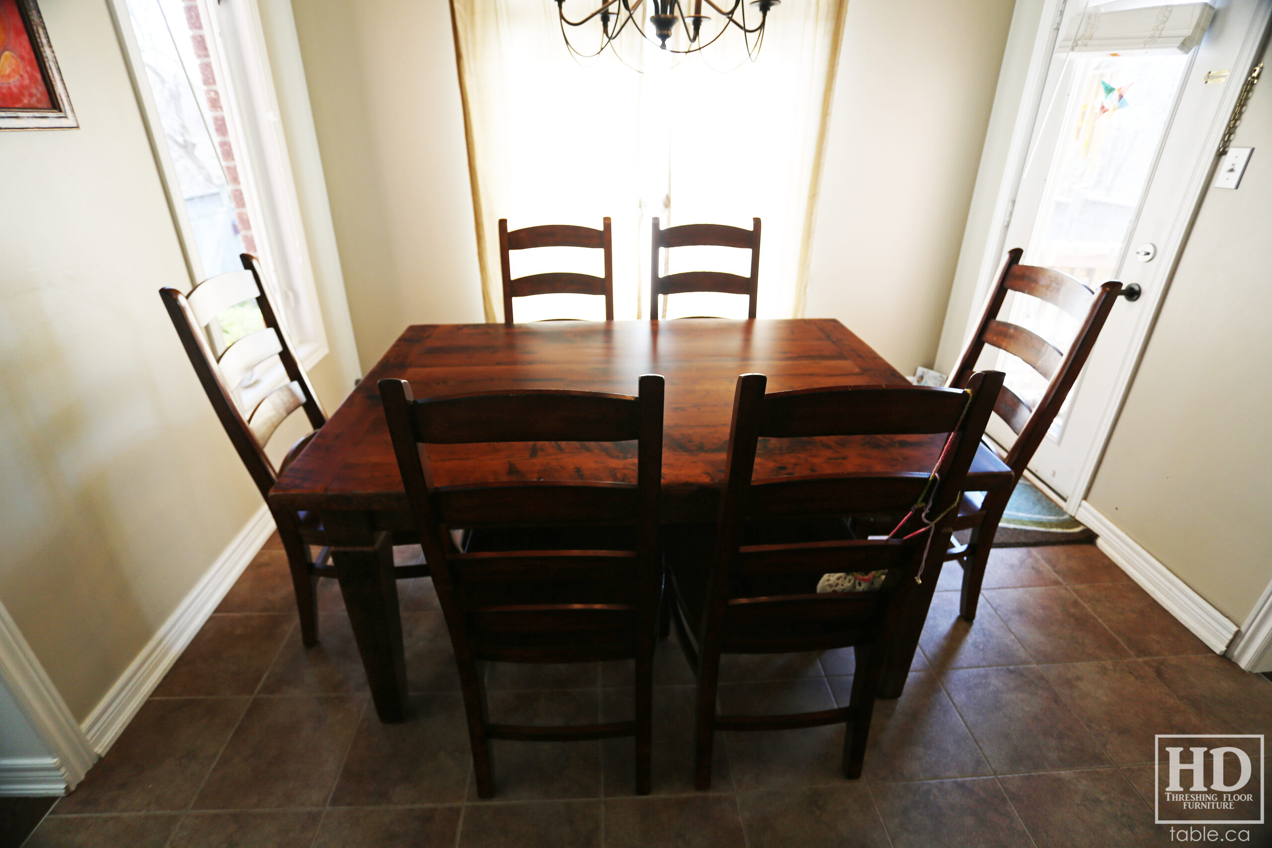 Reclaimed Wood Harvest Table by HD Threshing Floor Furniture / www.table.ca