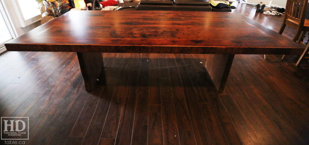 Solid Wood Table made from Reclaimed Wood by HD Threshing Floor Furniture / www.table.ca