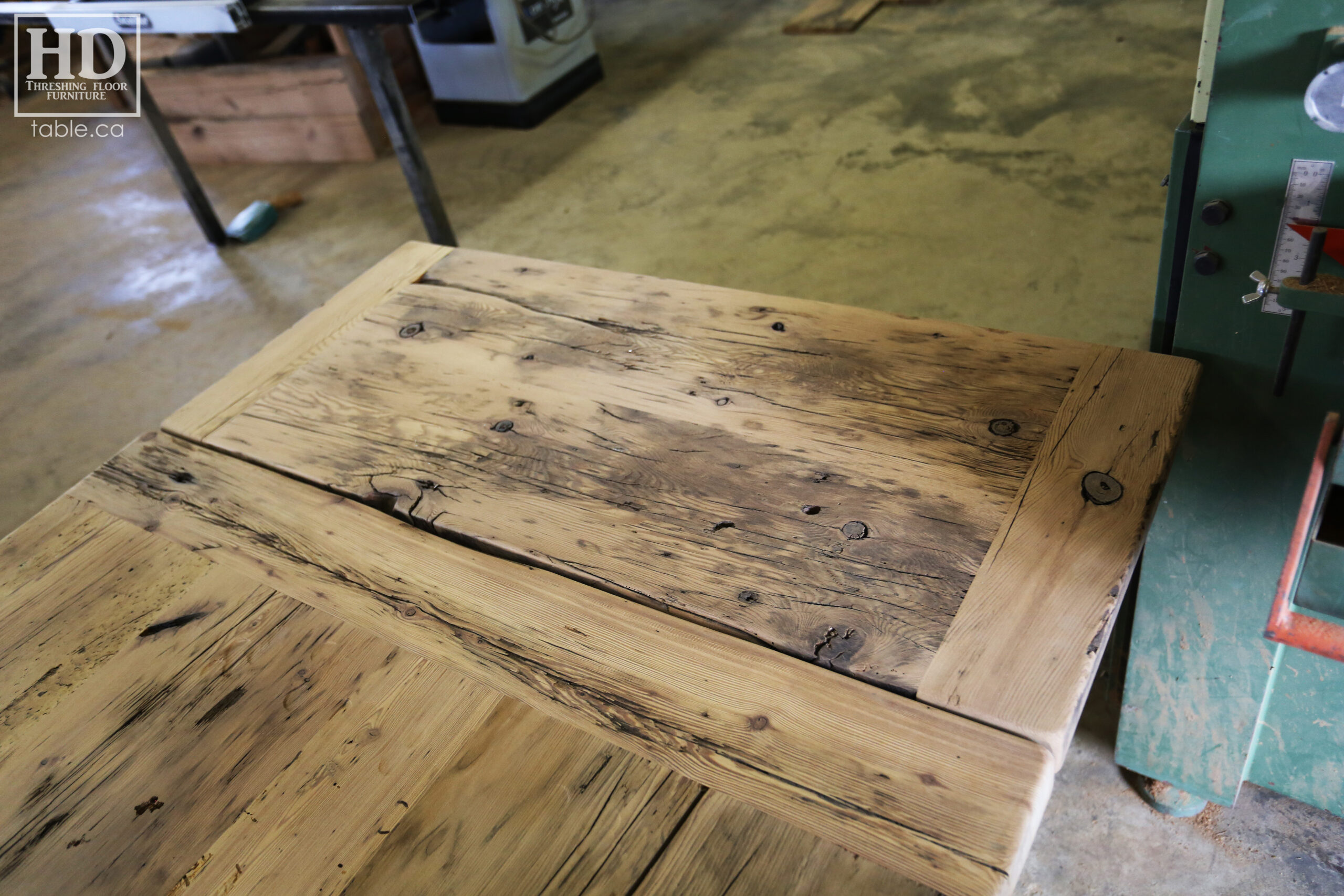 Rustic Reclaimed Barnwood Table by HD Threshing Floor Furniture / www.table.ca