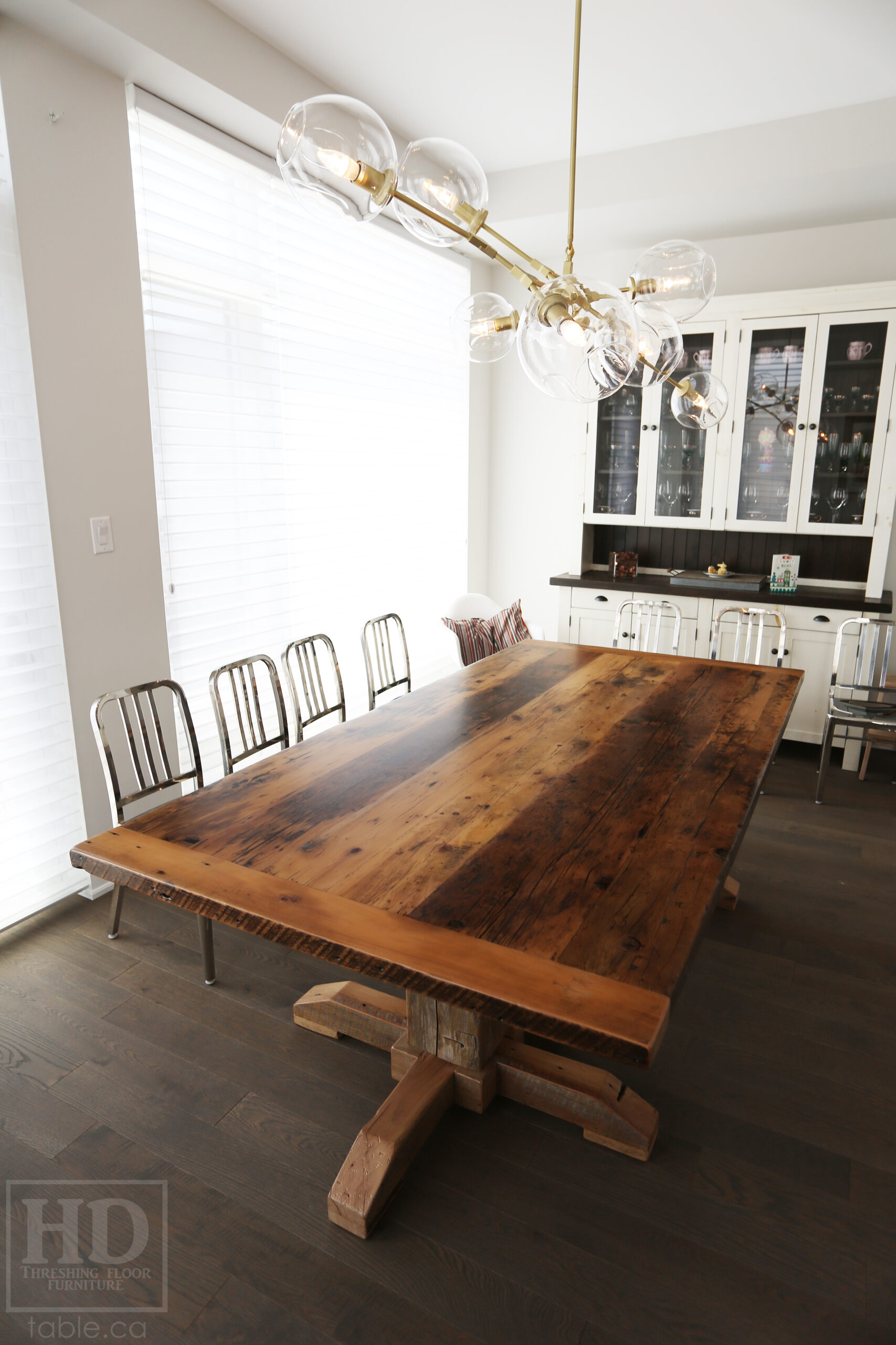 Reclaimed Wood Table by HD Threshing Floor Furniture / www.table.ca