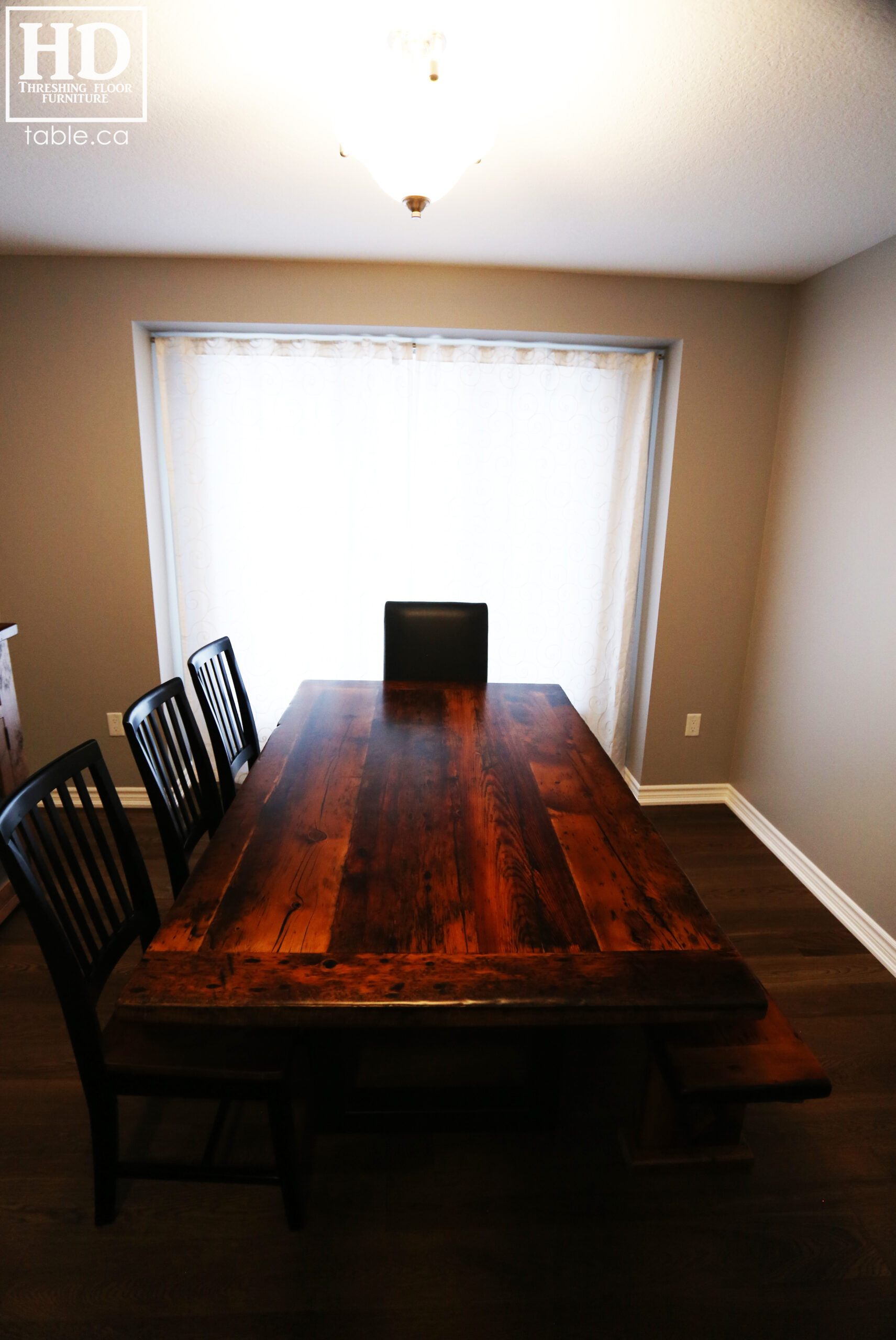 Rustic Barnwood Table by HD Threshing Floor Furniture / www.table.ca