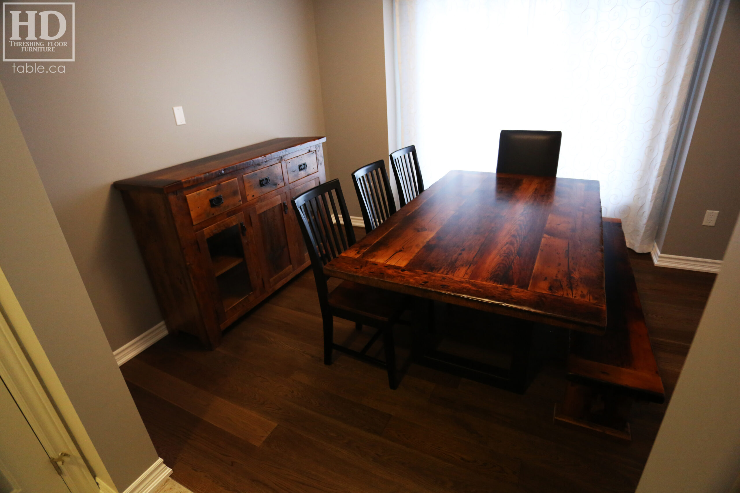 Rustic Barnwood Table by HD Threshing Floor Furniture / www.table.ca