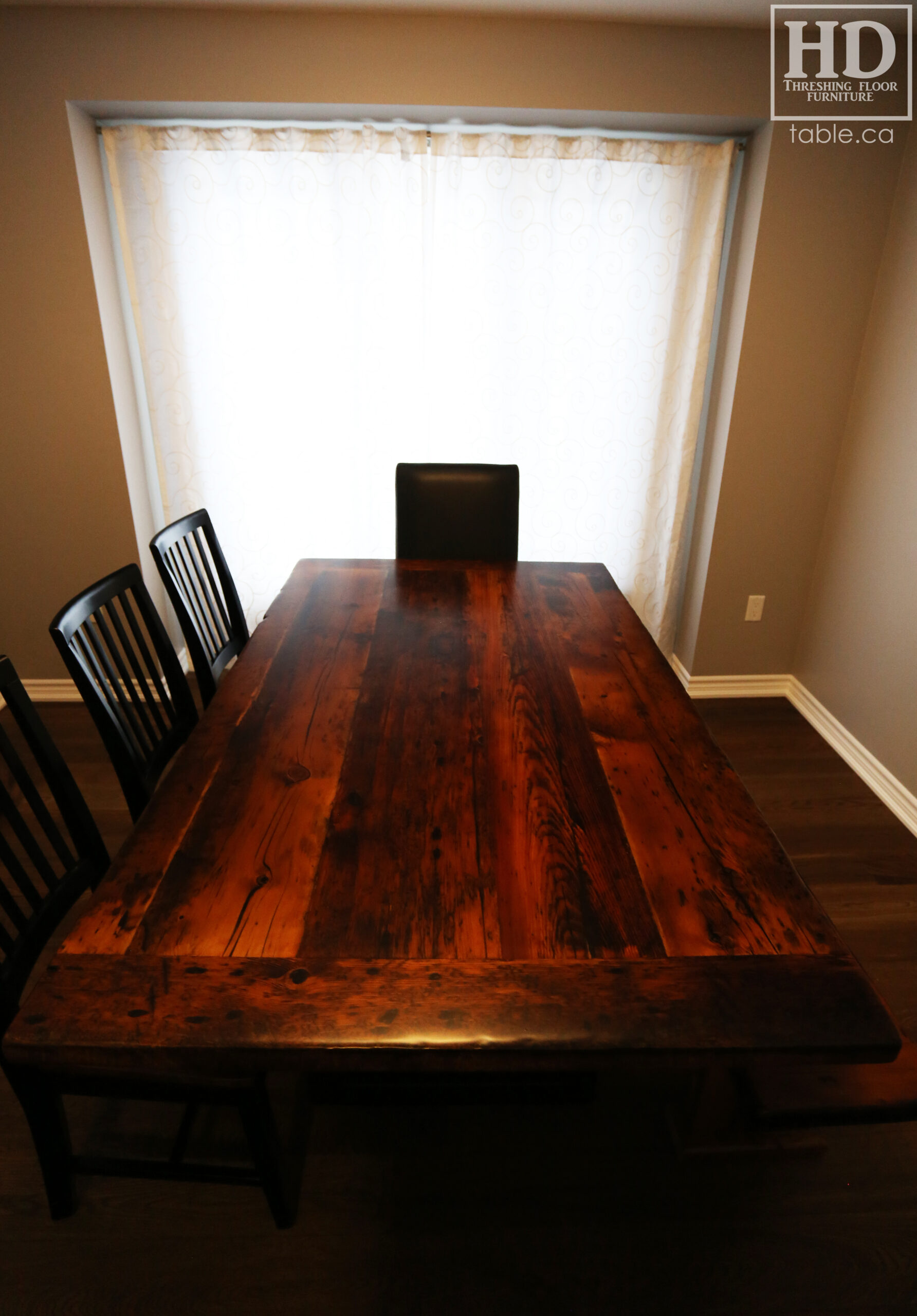 Rustic Barnwood Table by HD Threshing Floor Furniture / www.table.ca