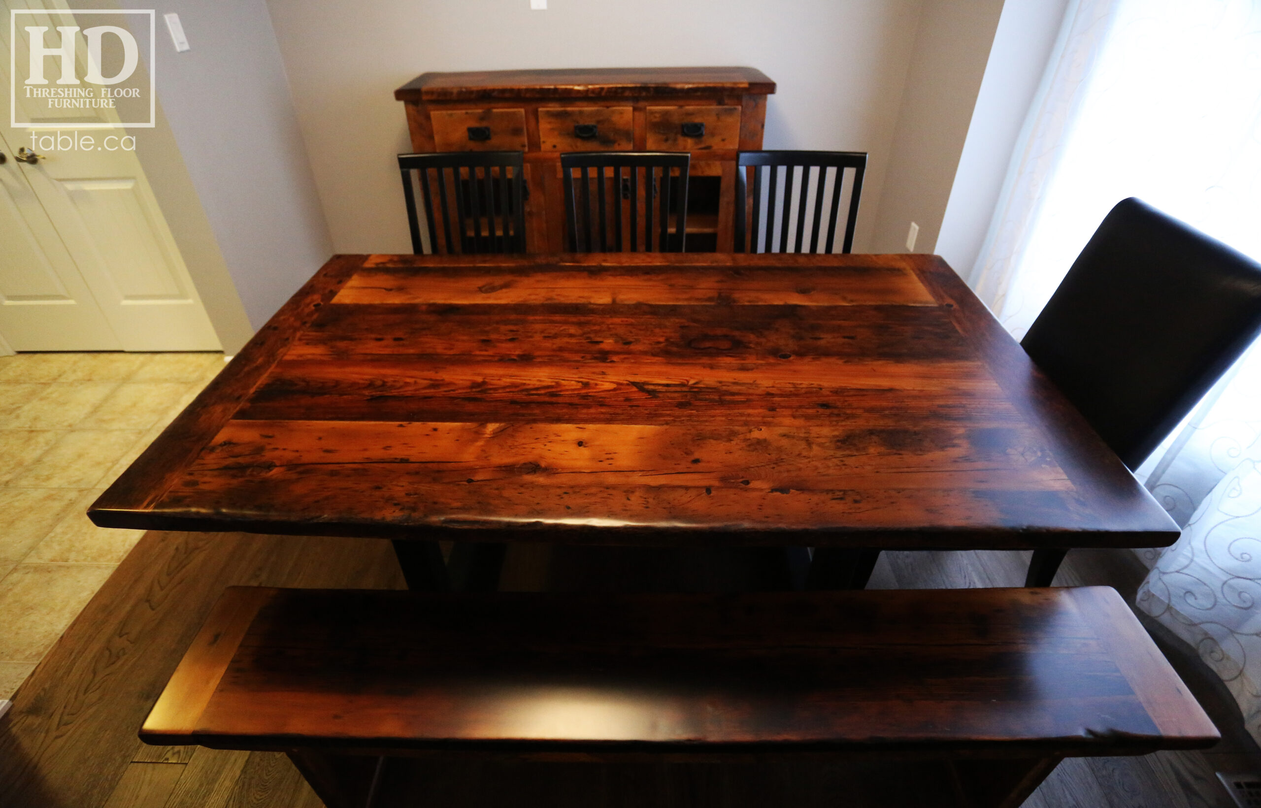 Rustic Barnwood Table by HD Threshing Floor Furniture / www.table.ca