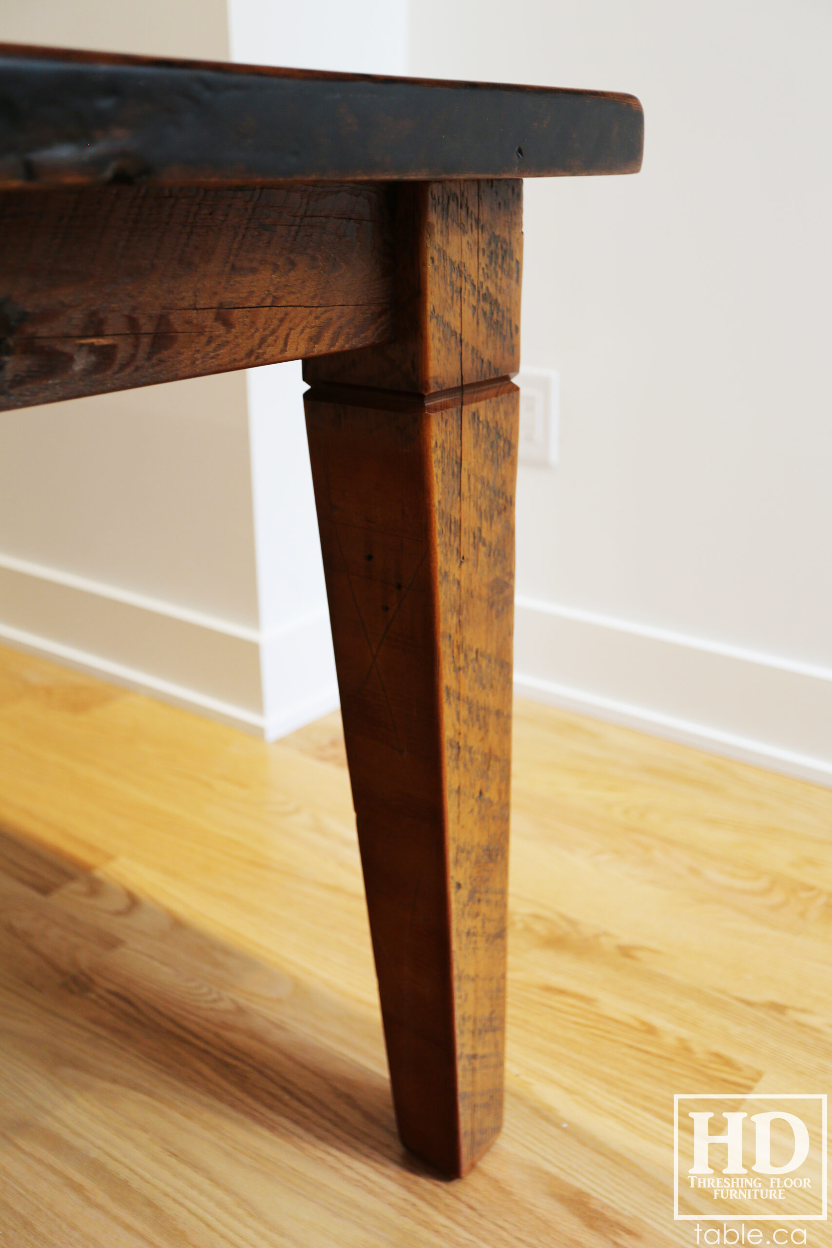 Reclaimed Wood Harvest Table by HD Threshing Floor Furniture / www.table.ca