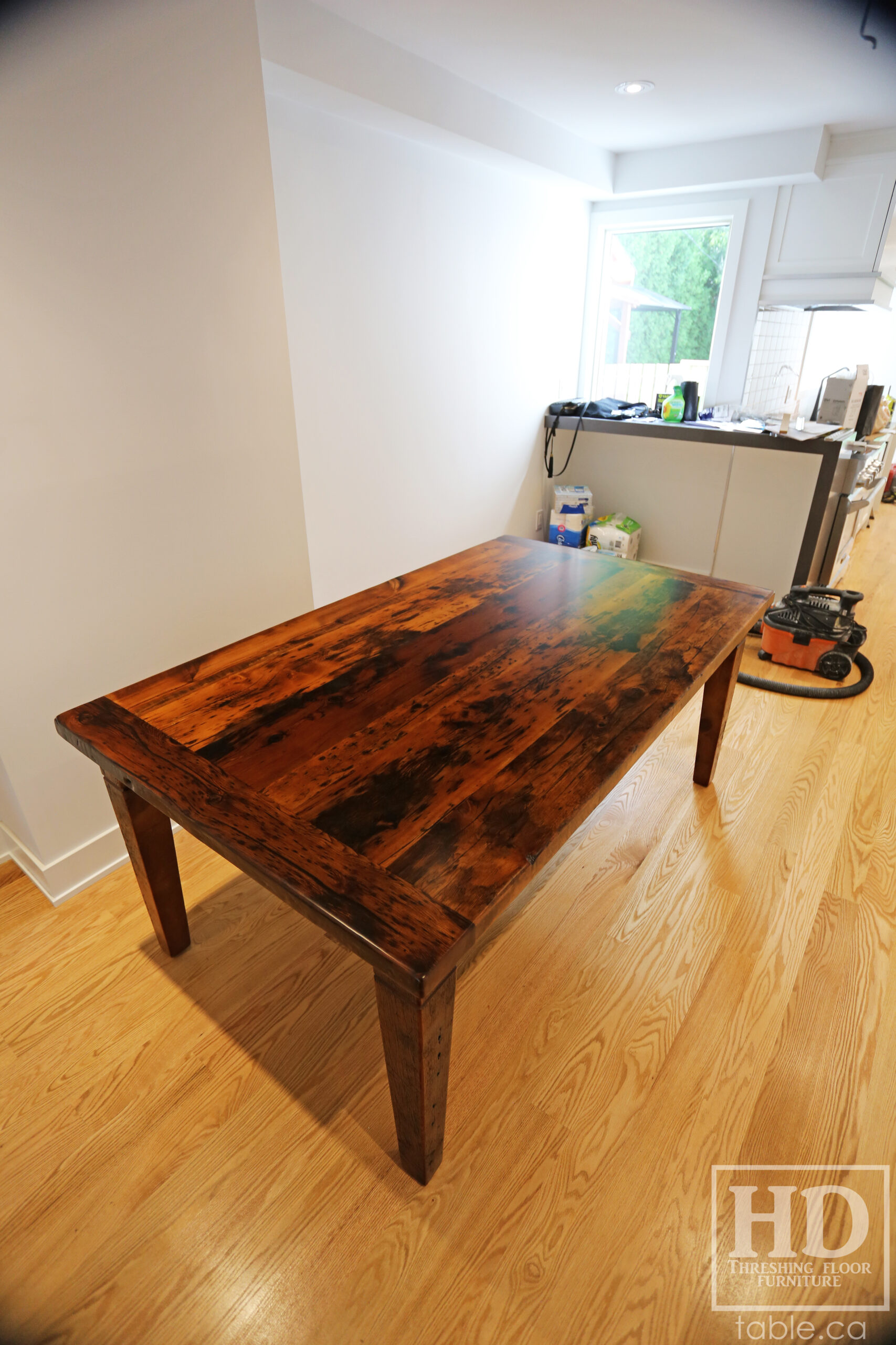 Reclaimed Wood Harvest Table by HD Threshing Floor Furniture / www.table.ca