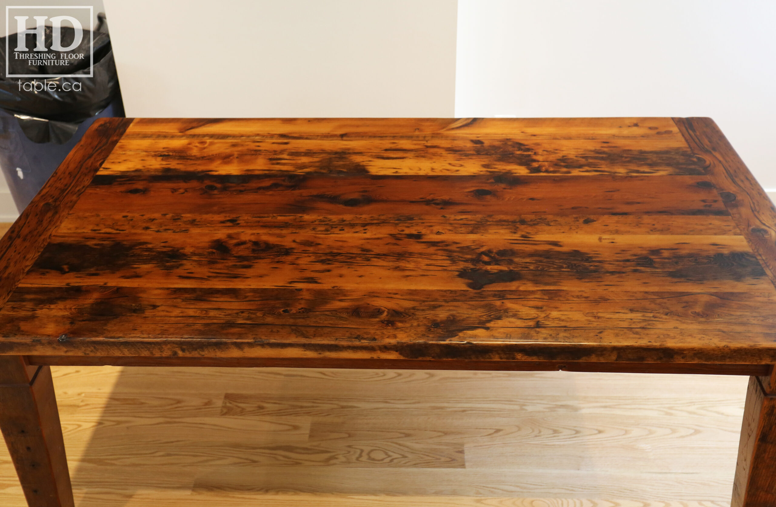 Reclaimed Wood Harvest Table by HD Threshing Floor Furniture / www.table.ca