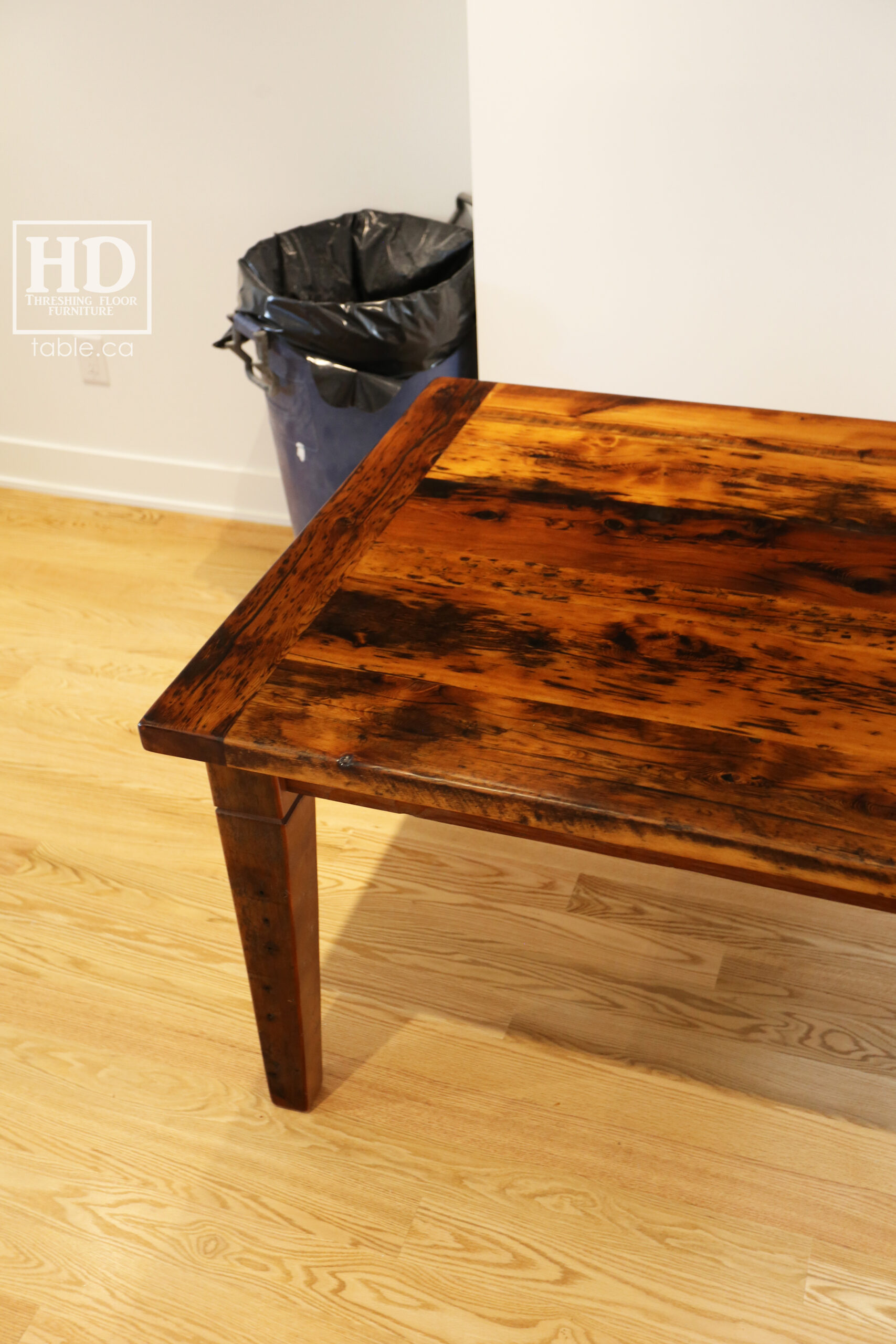 Reclaimed Wood Harvest Table by HD Threshing Floor Furniture / www.table.ca