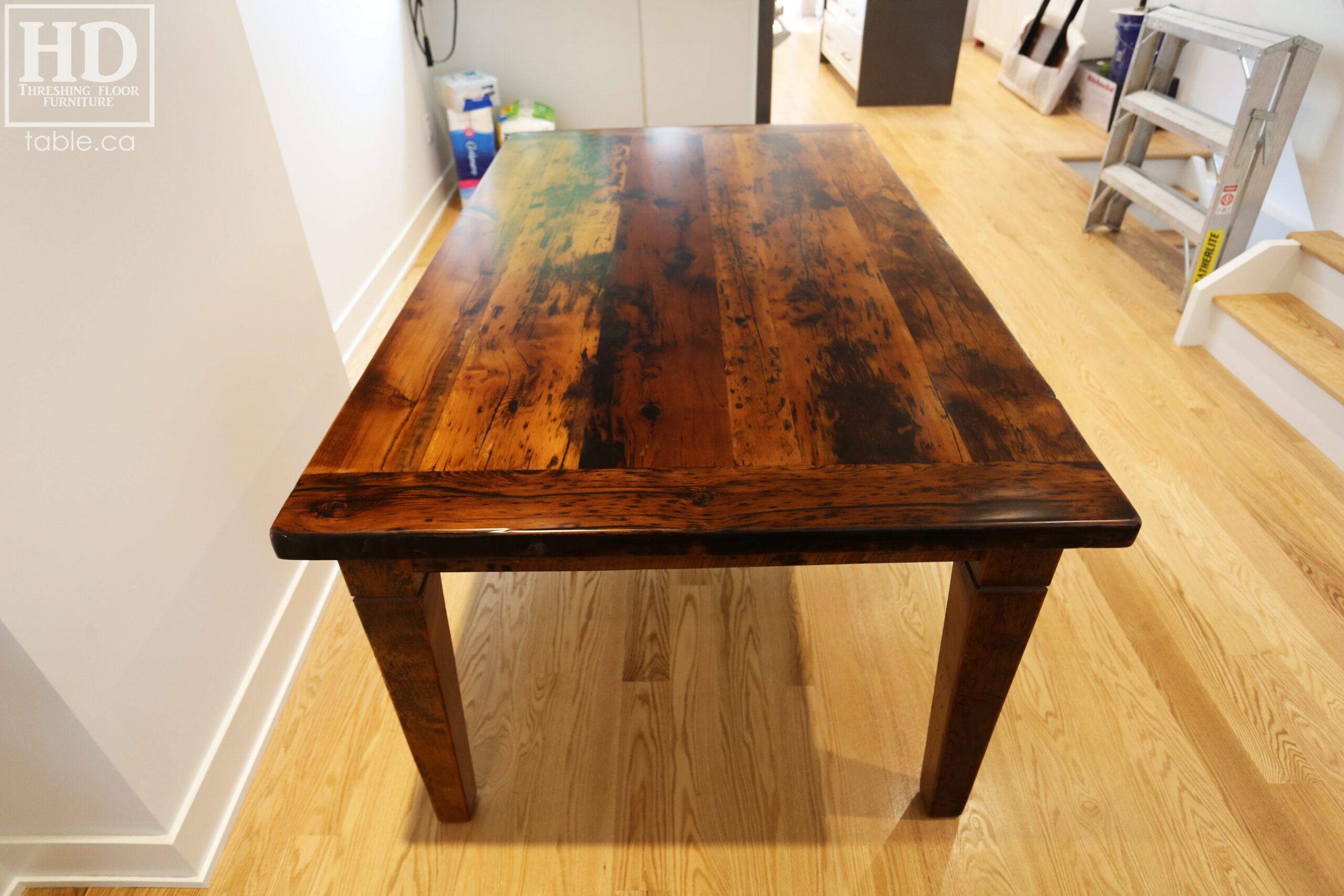 Reclaimed Wood Harvest Table by HD Threshing Floor Furniture / www.table.ca