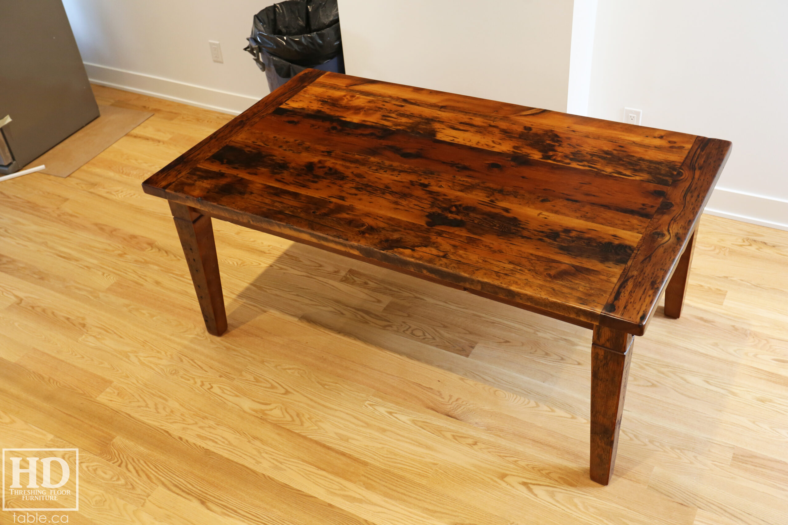 Reclaimed Wood Harvest Table by HD Threshing Floor Furniture / www.table.ca