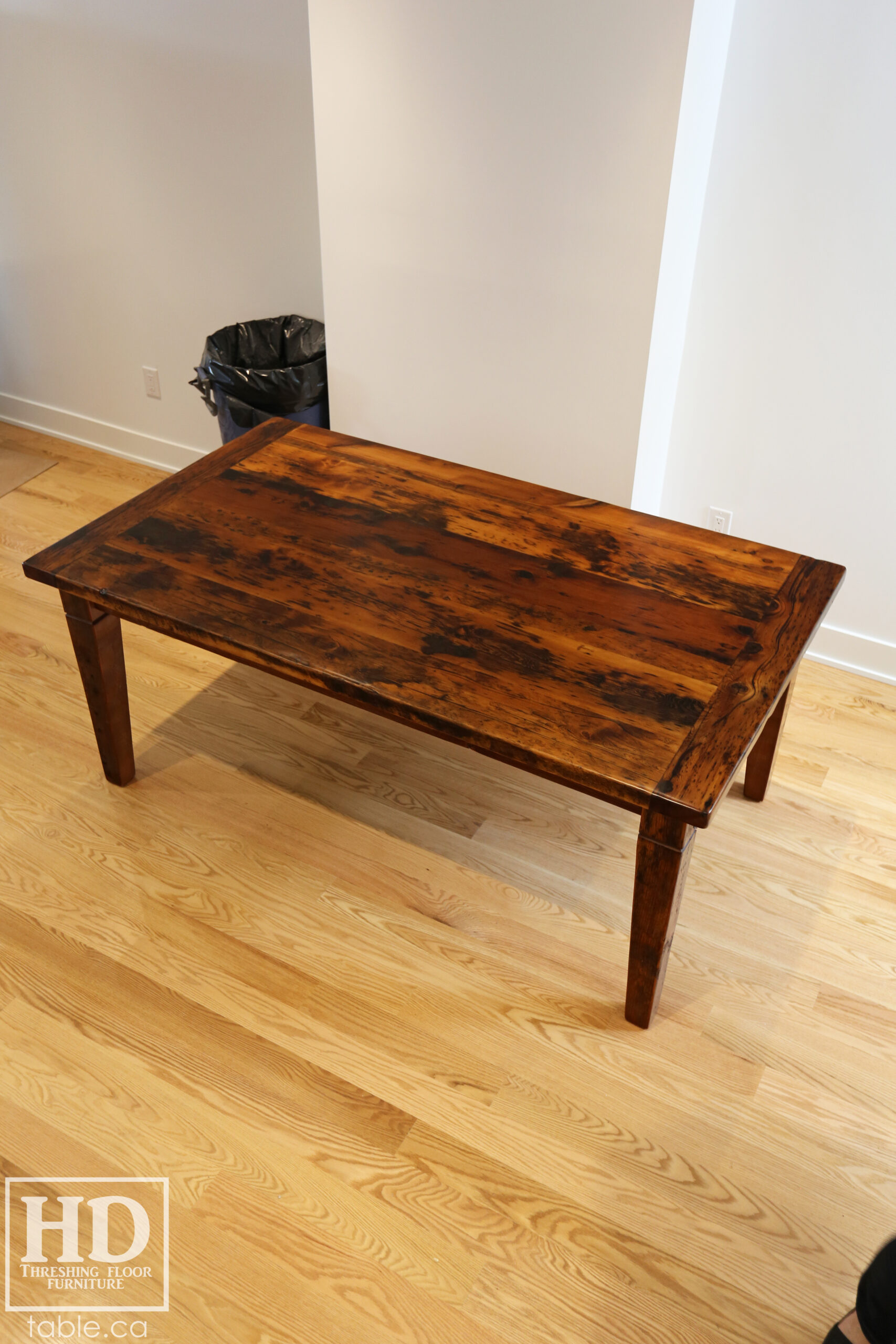 Reclaimed Wood Harvest Table by HD Threshing Floor Furniture / www.table.ca