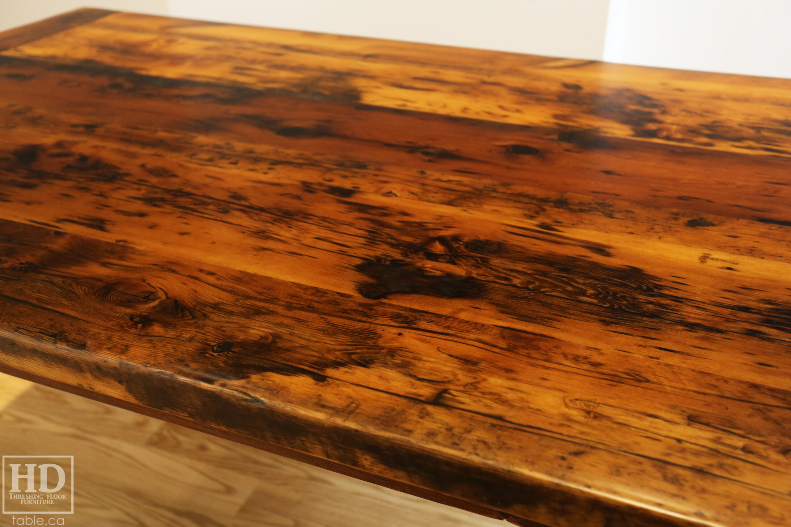 Reclaimed Wood Harvest Table by HD Threshing Floor Furniture / www.table.ca