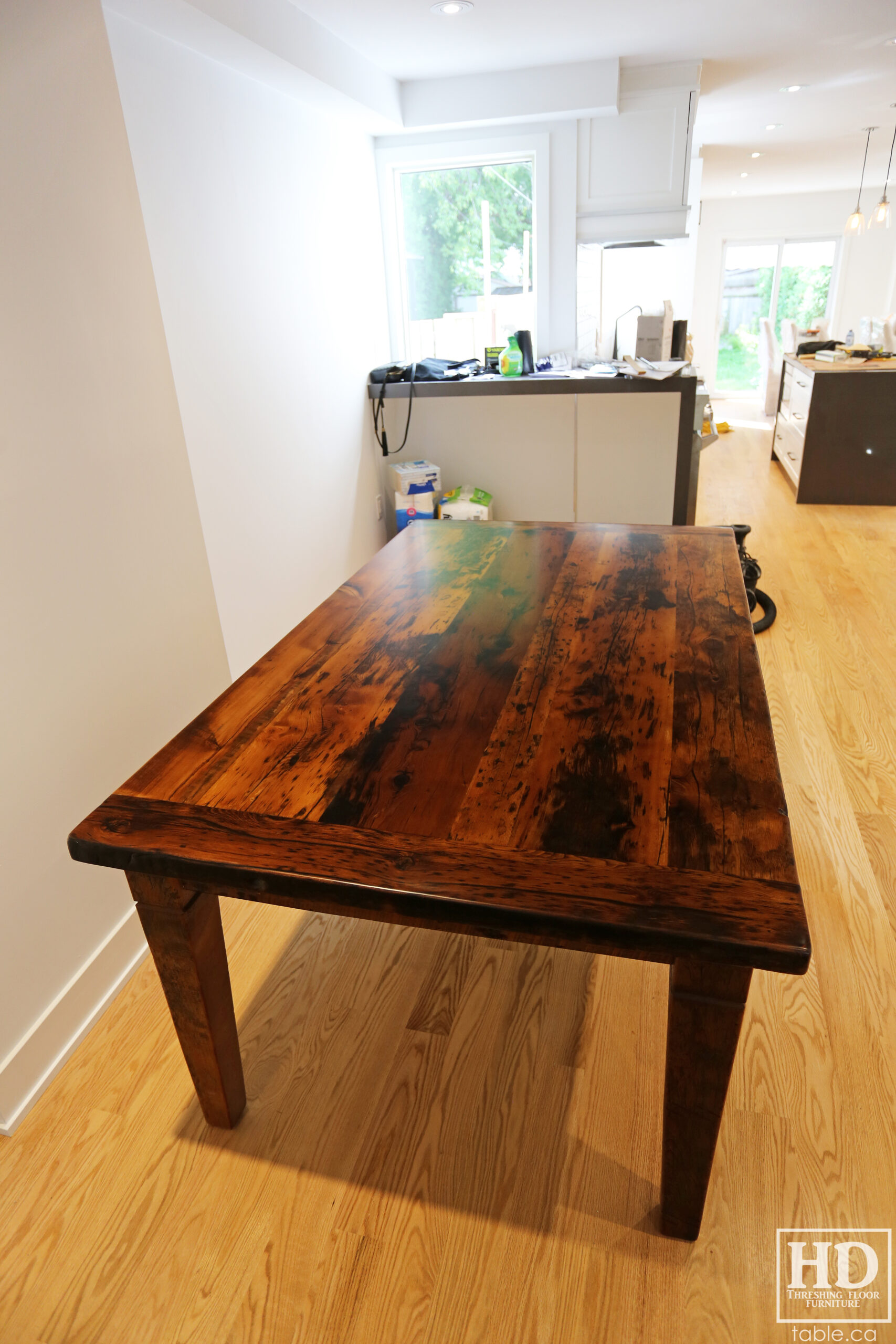 Reclaimed Wood Harvest Table by HD Threshing Floor Furniture / www.table.ca