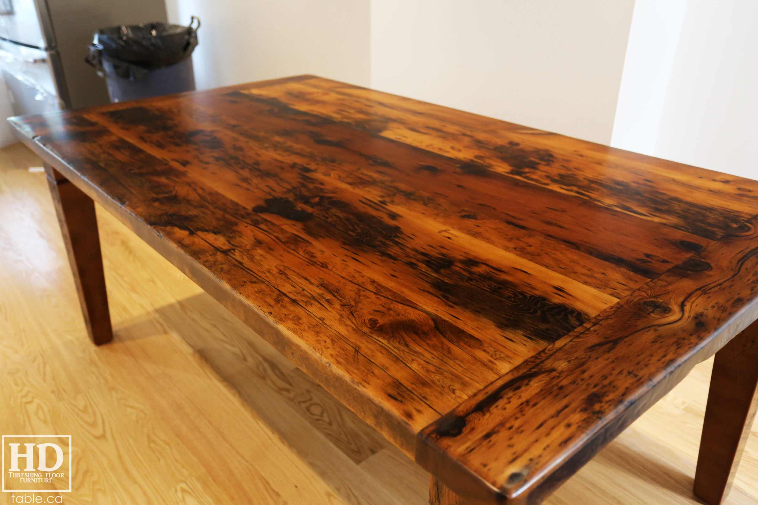 Reclaimed Wood Harvest Table by HD Threshing Floor Furniture / www.table.ca