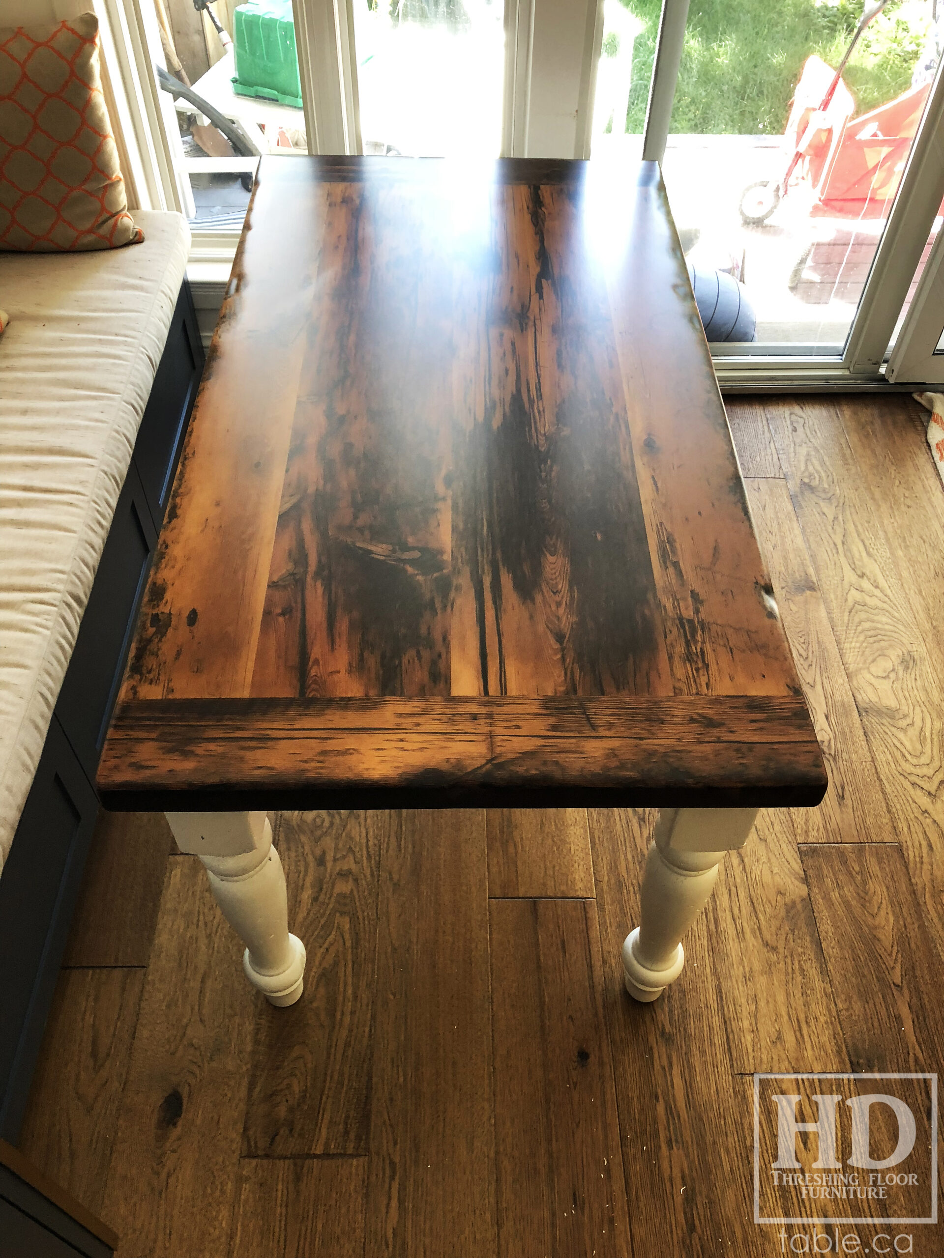 Custom Harvest Table by HD Threshing Floor Furniture / www.table.ca