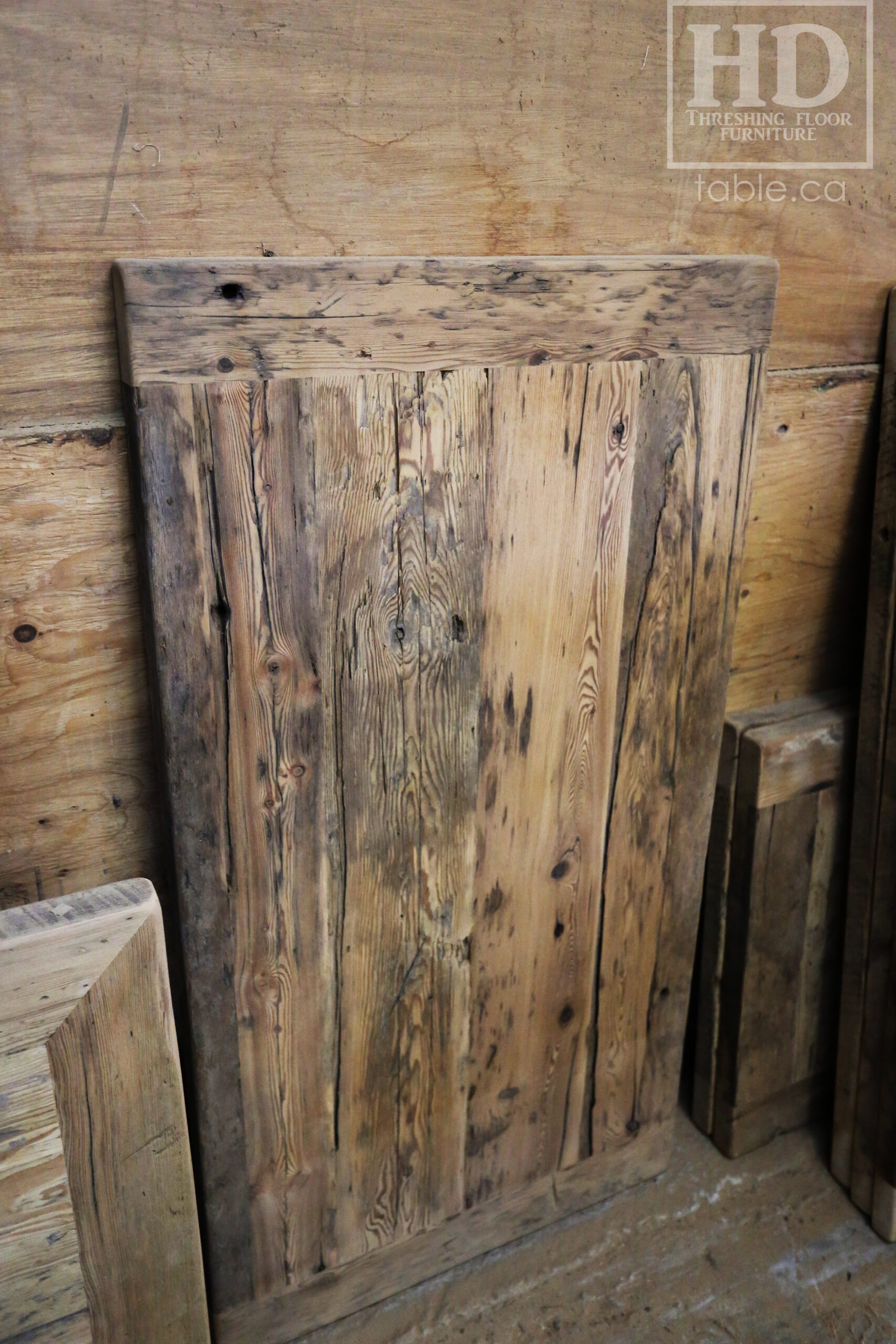 Restaurant Table Tops made from Reclaimed Ontario Barnwood by HD Threshing Floor Furniture / www.table.ca