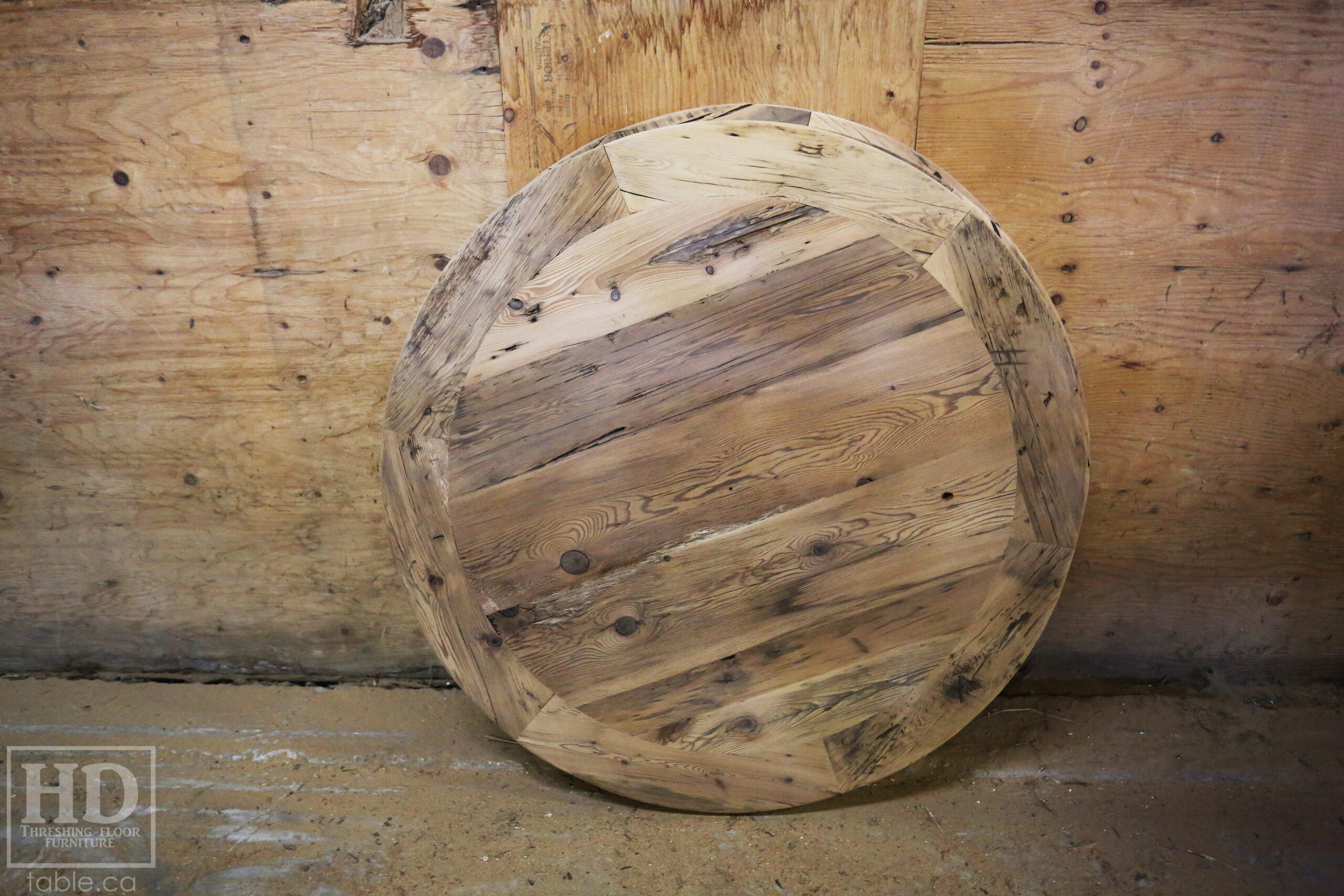 Restaurant Table Tops made from Reclaimed Ontario Barnwood by HD Threshing Floor Furniture / www.table.ca