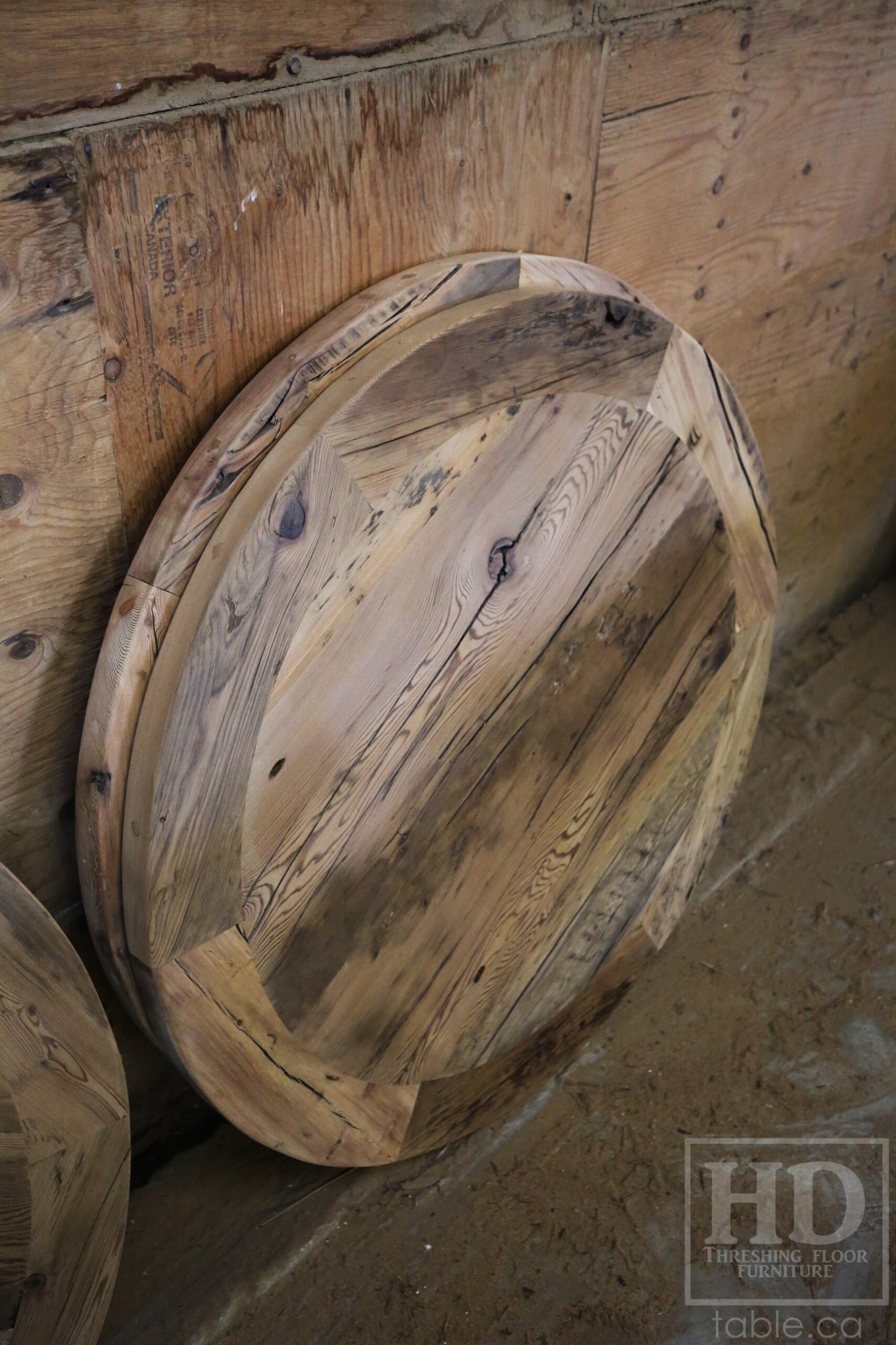 Restaurant Table Tops made from Reclaimed Ontario Barnwood by HD Threshing Floor Furniture / www.table.ca