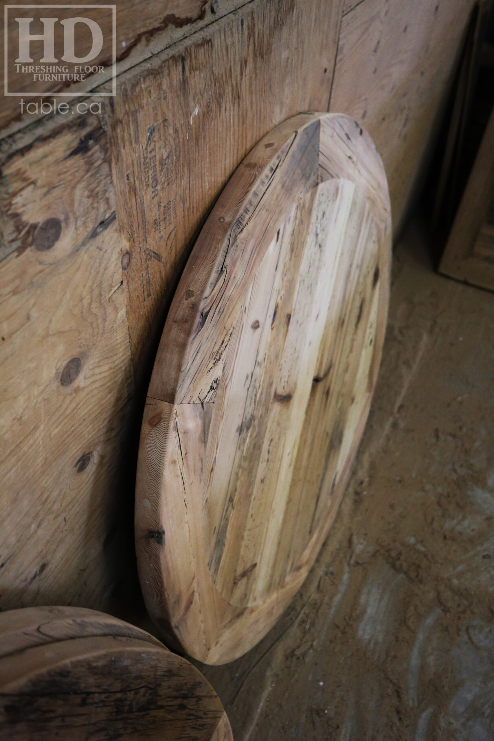 Restaurant Table Tops made from Reclaimed Ontario Barnwood by HD Threshing Floor Furniture / www.table.ca