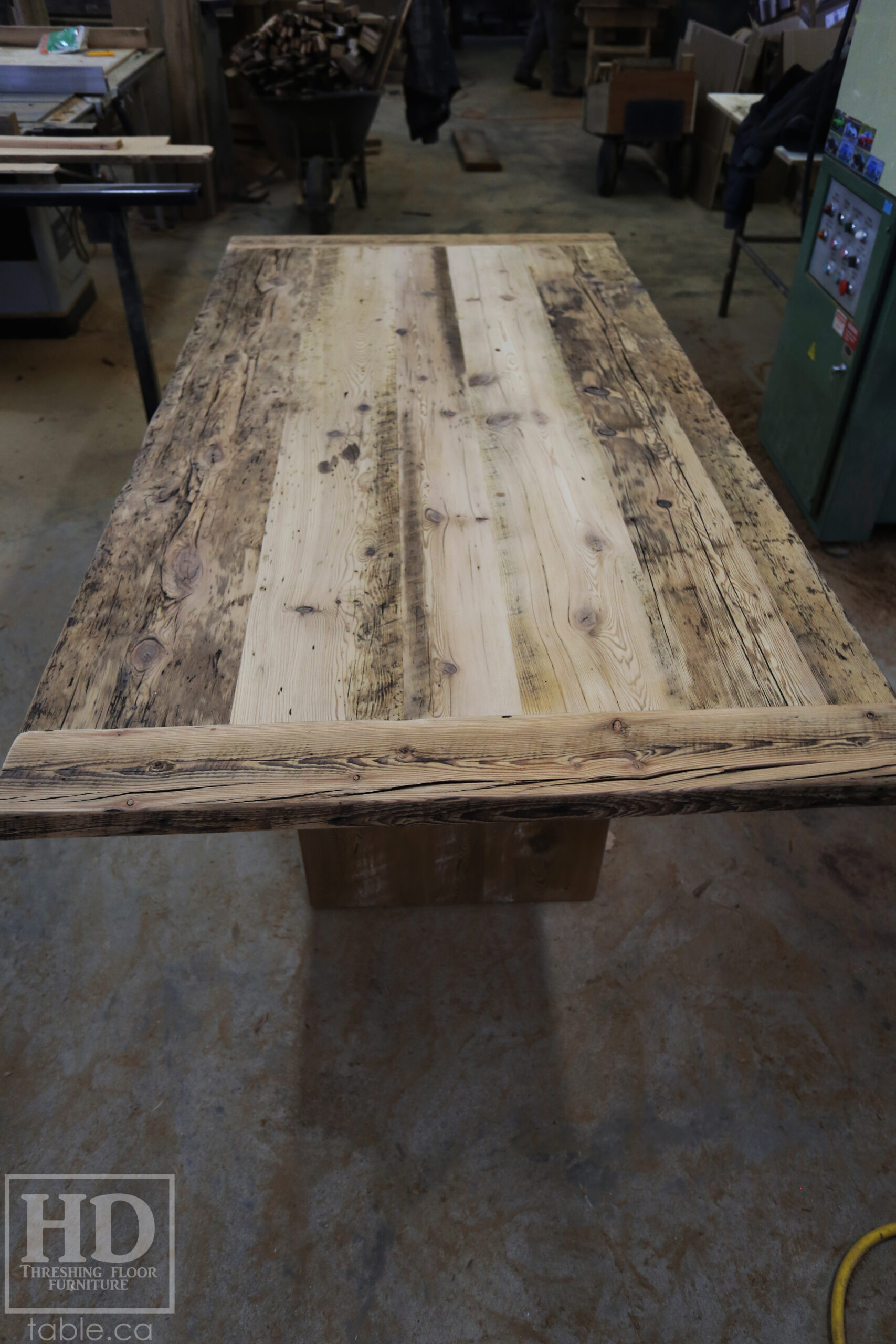 Reclaimed Wood Table with Bleached Option for a Niagara Home | Blog