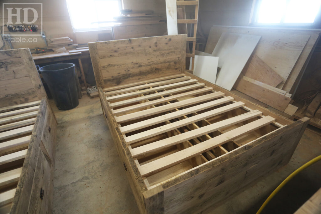 Reclaimed Ontario Barnwood Platform Bed for an Amherstburg Home Blog