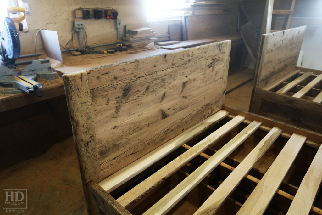 Reclaimed Ontario Barnwood Platform Bed for an Amherstburg Home Blog