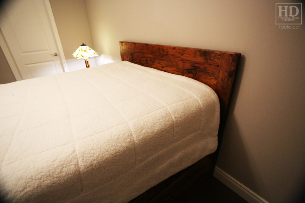Reclaimed Ontario Barnwood Platform Bed for an Amherstburg Home Blog
