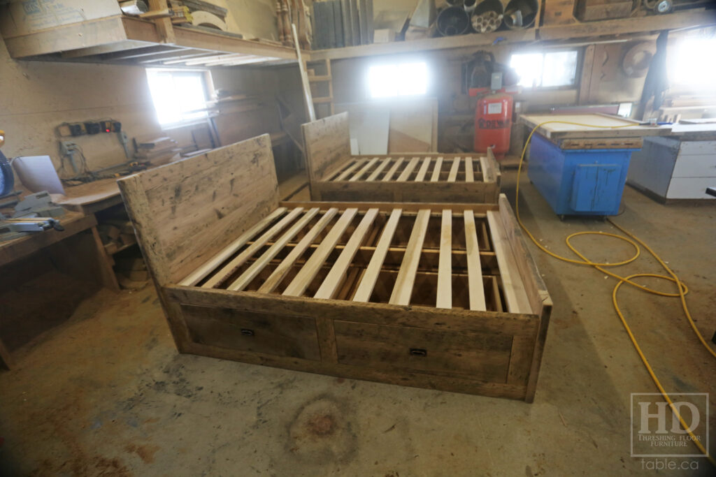 Reclaimed Ontario Barnwood Platform Bed for an Amherstburg Home Blog
