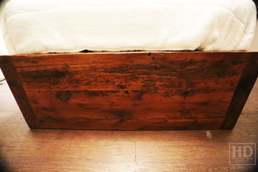 Reclaimed Ontario Barnwood Platform Bed for an Amherstburg Home Blog